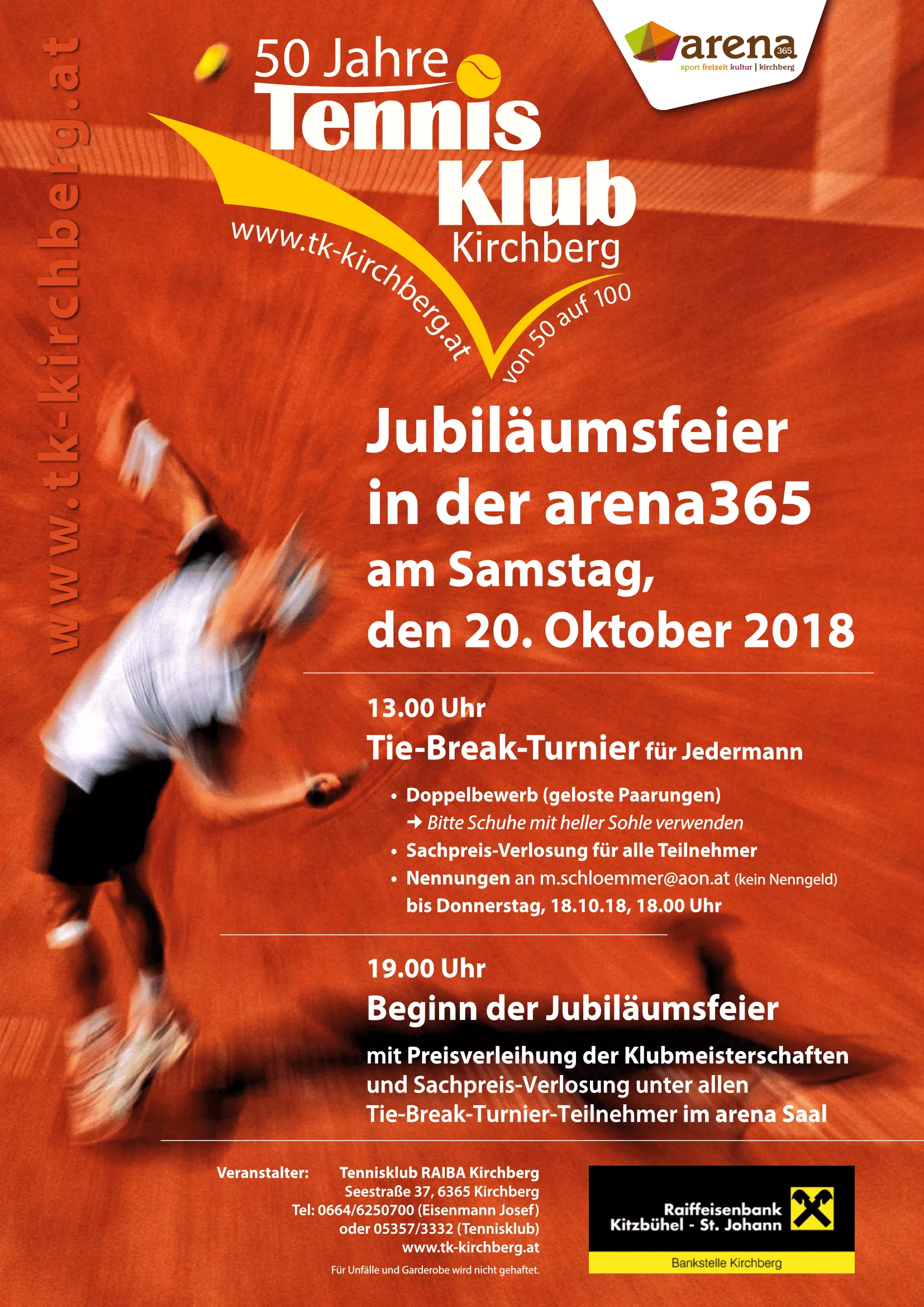 50 Jahre Tennisklub Kirchberg 50 Jahre Tennisklub Kirchberg